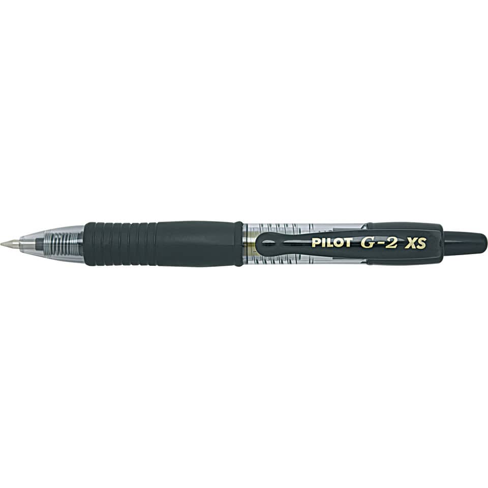 Roller gel a scatto ricaricabile Pilot G-2 Pixie 0,7 mm nero 001410