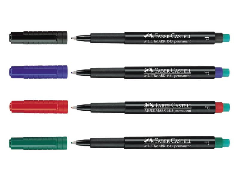 Marcatore permanente Faber-Castell Multimark nero SF 0,4 mm 152399