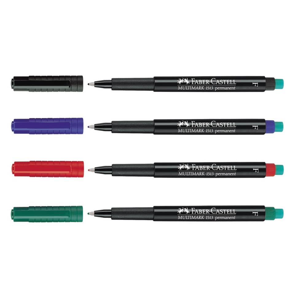 Marcatore permanente Faber-Castell Multimark nero SF 0,4 mm 152399