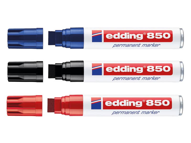 Marcatore permanente edding 850 punta scalpello 5-15 mm blu 4-850003