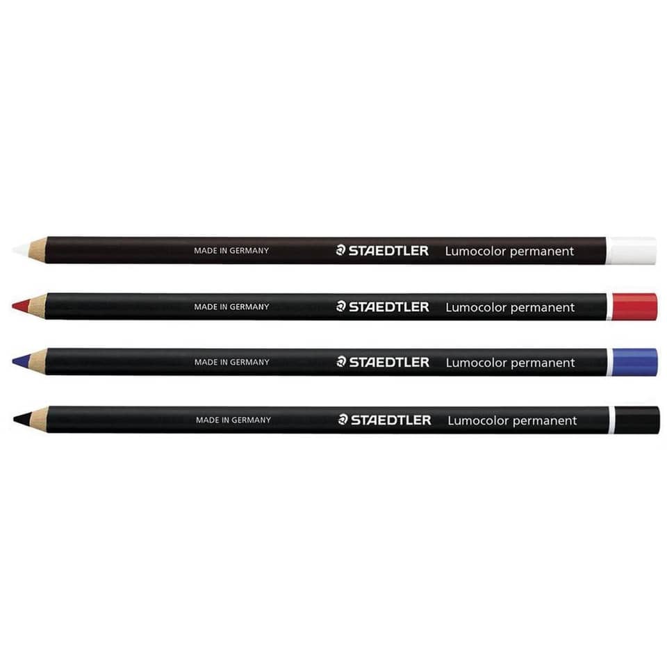 Matita vetrografica Staedtler Lumocolor Permanent Glasochrom 108 20 bianco 108 20-0