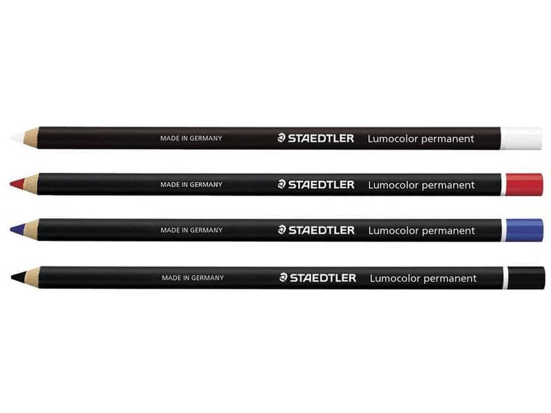 Matita vetrografica Staedtler Lumocolor Permanent Glasochrom 108 20 bianco 108 20-0