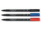 Penna a punta sintetica Staedtler Lumocolor permanent pen 317 M blu 317-3