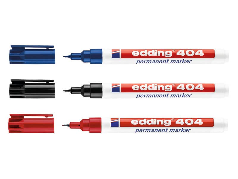Marcatore permanente edding 404 punta conica 0,75 mm blu 4-404003