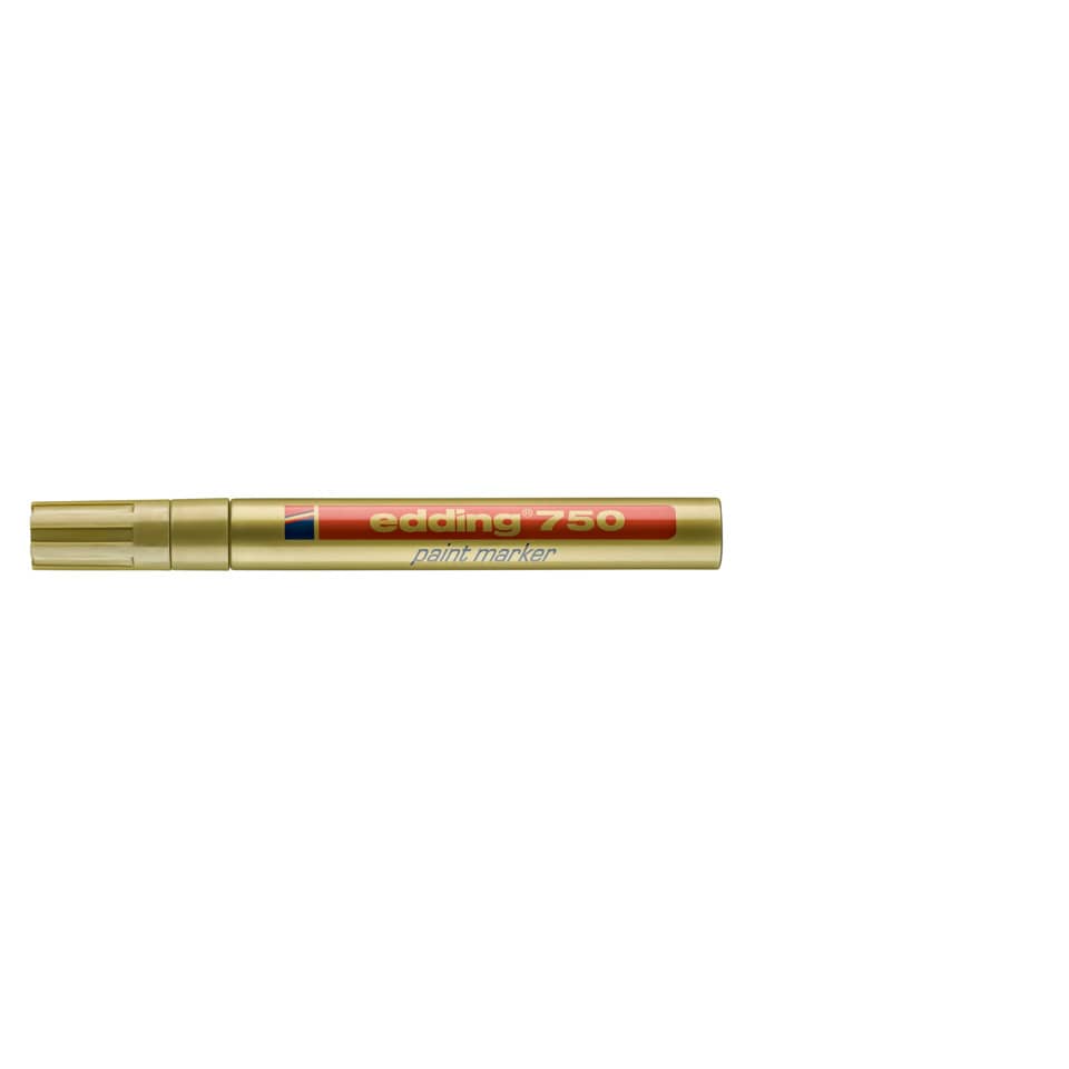 Marcatore a vernice edding 750 punta conica 2-4 mm oro 4-750053