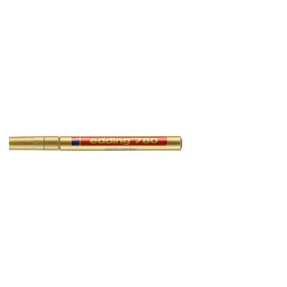 Marcatore a vernice edding 780 punta conica 0,8 mm oro 4-780053
