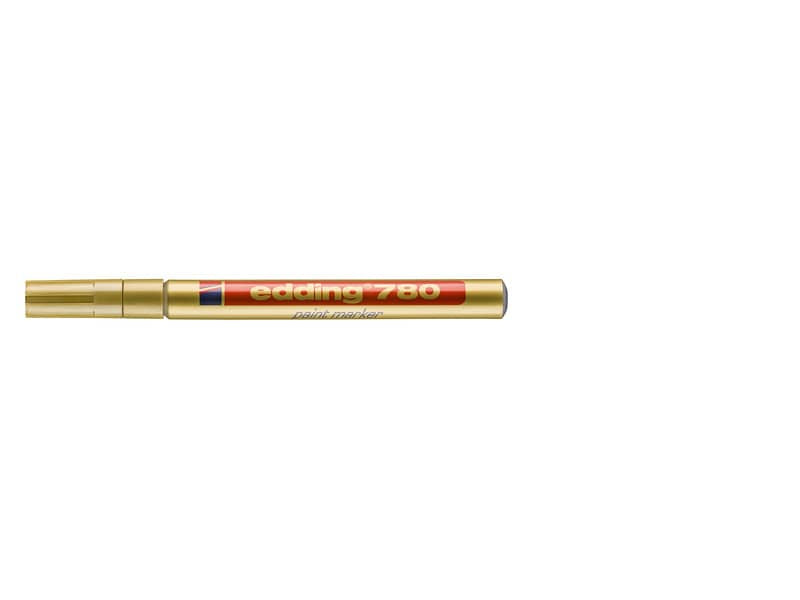 Marcatore a vernice edding 780 punta conica 0,8 mm oro 4-780053