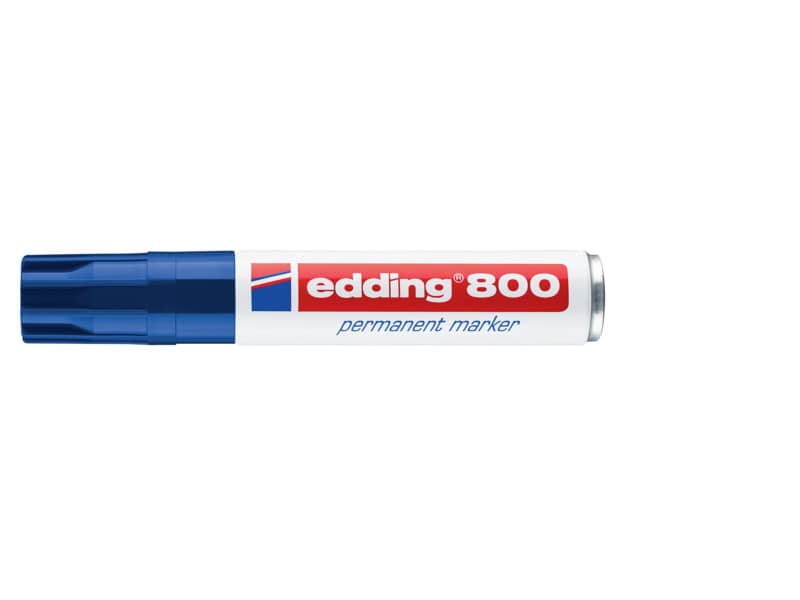 Marcatore permanente edding 800 punta scalpello 4-12 mm blu 4-800003