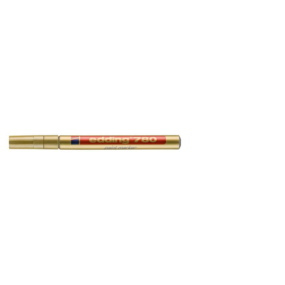 Marcatore a vernice edding 780 punta conica 0,8 mm oro 4-780053