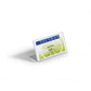 Portanomi a L DURABLE da tavolo acrilico trasparente inserto 52x100mm conf. 10 - 805519