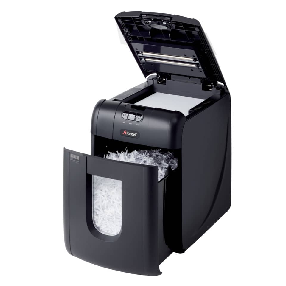 Distruggidocumenti ad alimentazione automatica Rexel Auto+ 130X P-4 26 L taglio a frammenti 4x40 mm - 2102559EUA