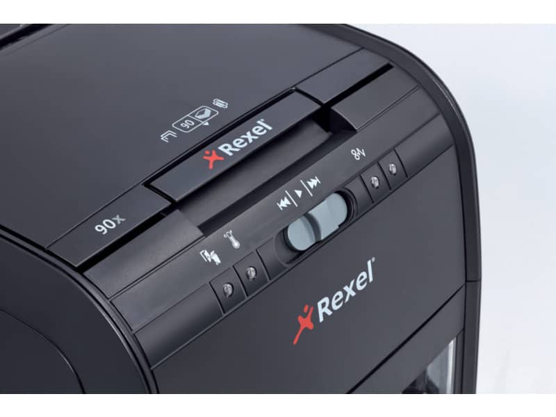Distruggidocumenti ad alimentazione automatica Rexel Auto+90X P-3 20 L taglio a frammenti 4x45 mm 2103080EUA