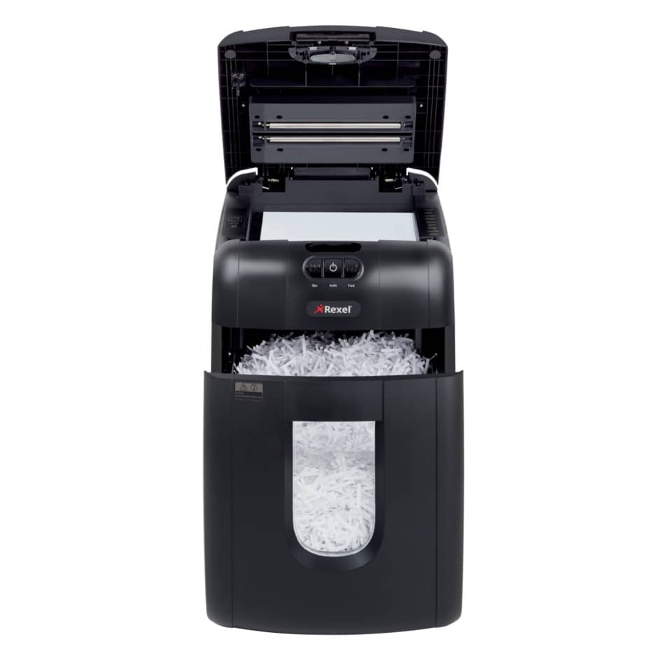 Distruggidocumenti ad alimentazione automatica Rexel Auto+ 130X P-4 26 L taglio a frammenti 4x40 mm - 2102559EUA