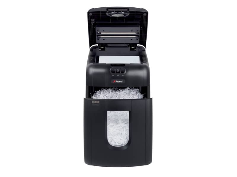 Distruggidocumenti ad alimentazione automatica Rexel Auto+ 130X P-4 26 L taglio a frammenti 4x40 mm - 2102559EUA
