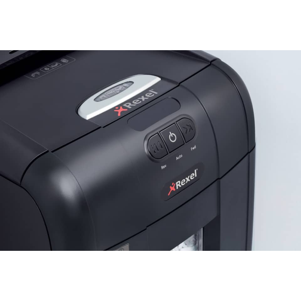 Distruggidocumenti ad alimentazione automatica Rexel Auto+ 130X P-4 26 L taglio a frammenti 4x40 mm - 2102559EUA