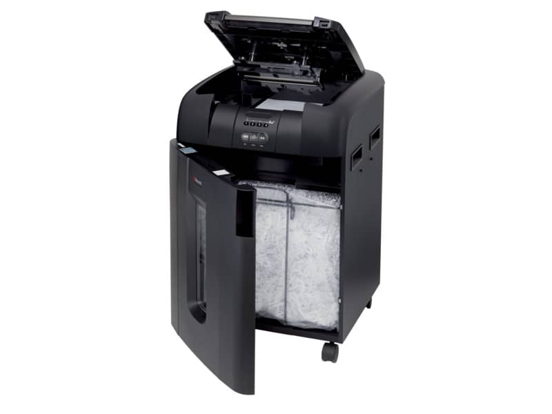 Distruggidocumenti ad alimentazione automatica Rexel Auto+600X P-4 80 L taglio a frammenti 4x40 mm - 2103500EUA