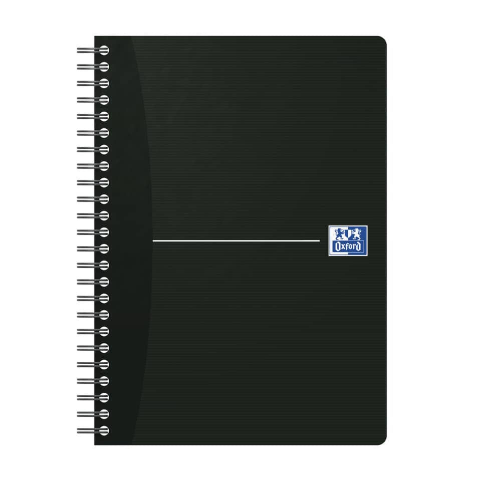 Quaderno spiralato OXFORD Office Essentials A5 assortiti rigato 7 mm 100103741