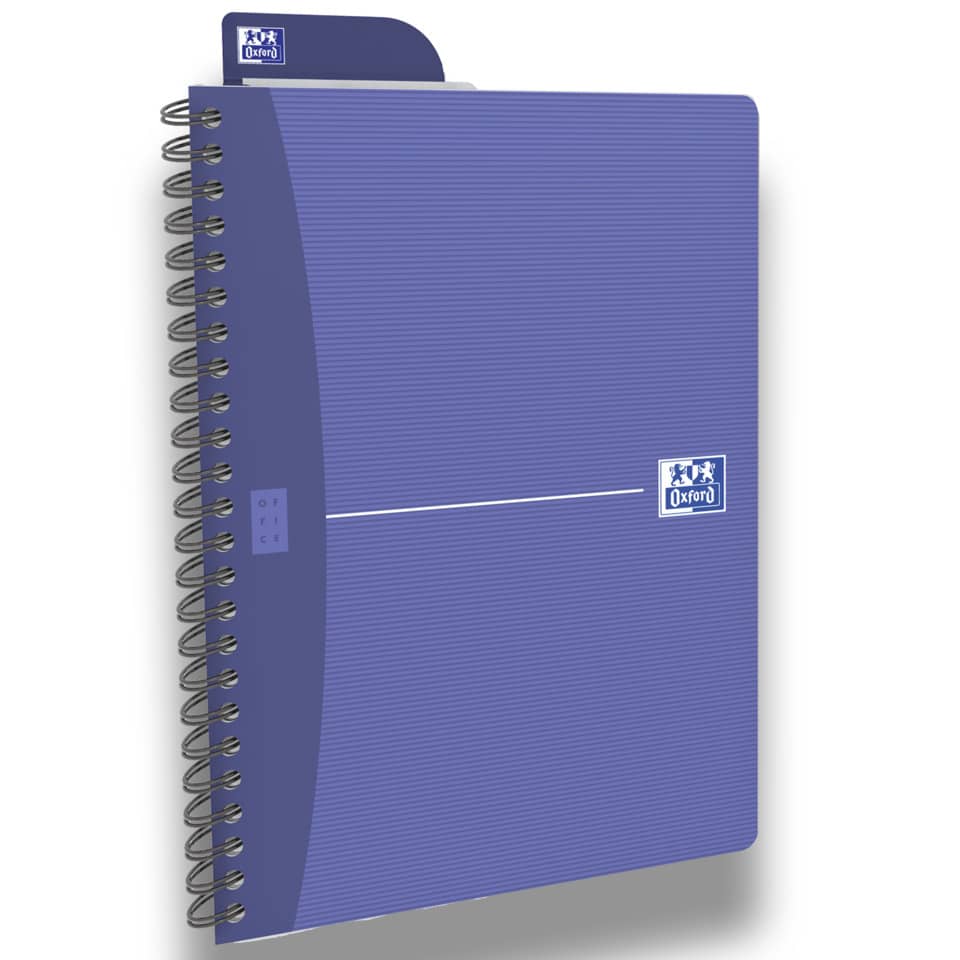 Quaderno spiralato OXFORD Office Essentials A5 assortiti quadretti 5 mm 100102938