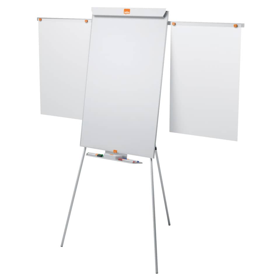 Portablocco magnetico a cavalletto Nobo Classic fisso con bracci estensibili 68x185 cm - 1901918