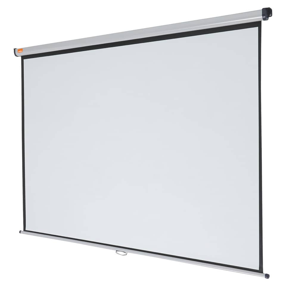 Schermo da parete 4:3 Nobo 200x151,3 cm bianco 1902393