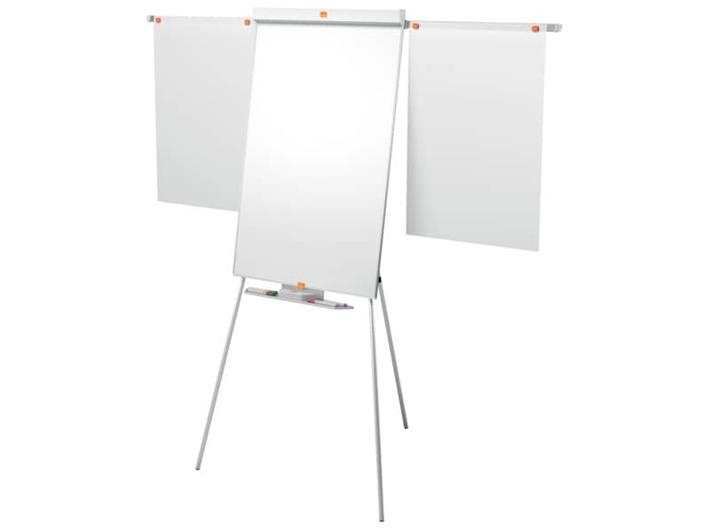 Portablocco magnetico a cavalletto Nobo Classic fisso con bracci estensibili 68x185 cm - 1901918