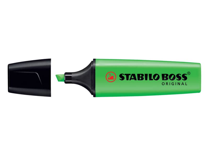 Evidenziatore Stabilo Boss Original 2-5 mm verde 70/33