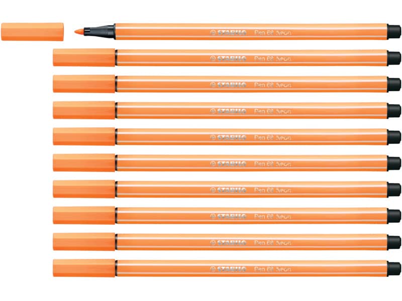 Pennarelli Stabilo Pen 68 1 mm  arancio fluo - 68/054