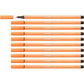 Pennarelli Stabilo Pen 68 1 mm  arancio fluo - 68/054