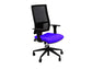 Sedia operativa girevole Unisit Nereide NDA schienele in rete - rivestimento Eco blu - con braccioli - NDA/BRTM/EB