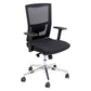 Sedia operativa girevole Unisit Larissa LR2 schienale in rete - rivestimento ignifugo nero - LR2/IN