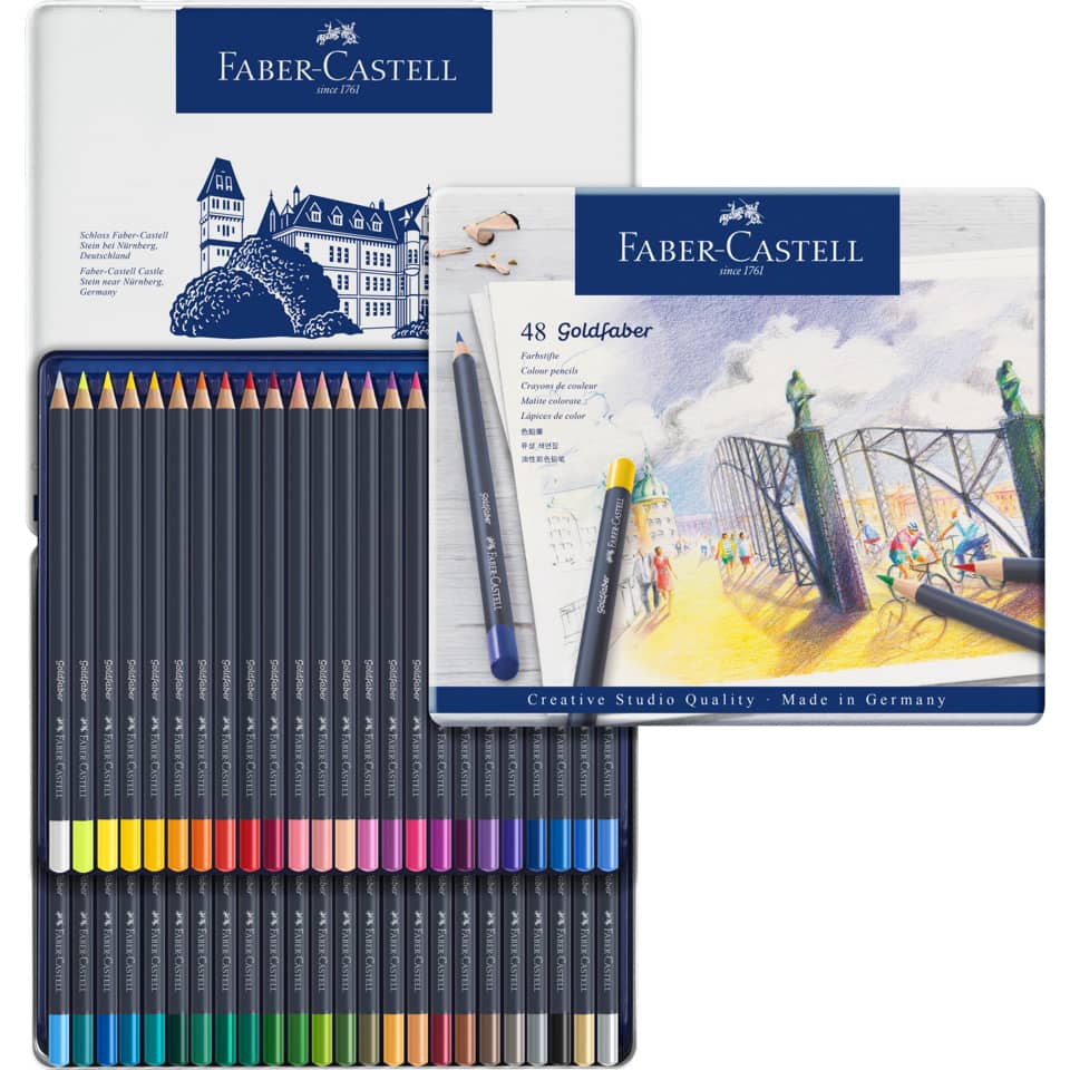 Matite colorate  permanenti Goldfaber Faber-Castell 48 colori Con. 48 pezzi -114748