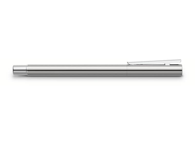 Penna Stilografica Faber-Castell Neo Slim M metallo cromato 342000
