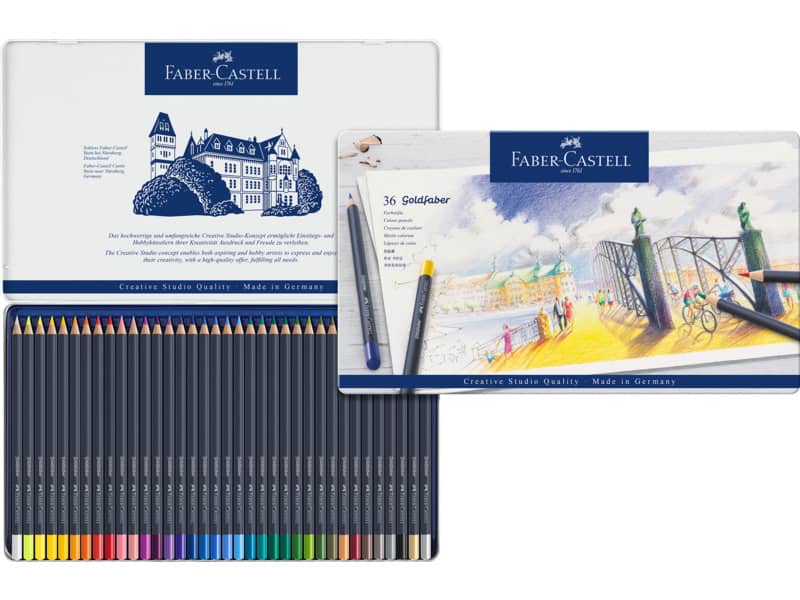 Matite colorate  permanenti Goldfaber Faber-Castell 36 colori Con. 36 pezzi -114736