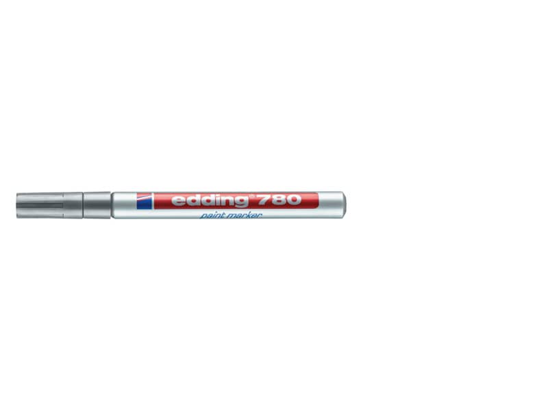 Marcatore a vernice edding 780 punta conica 0,8 mm argento 4-780054