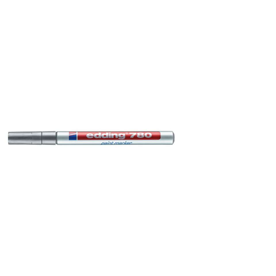 Marcatore a vernice edding 780 punta conica 0,8 mm argento 4-780054