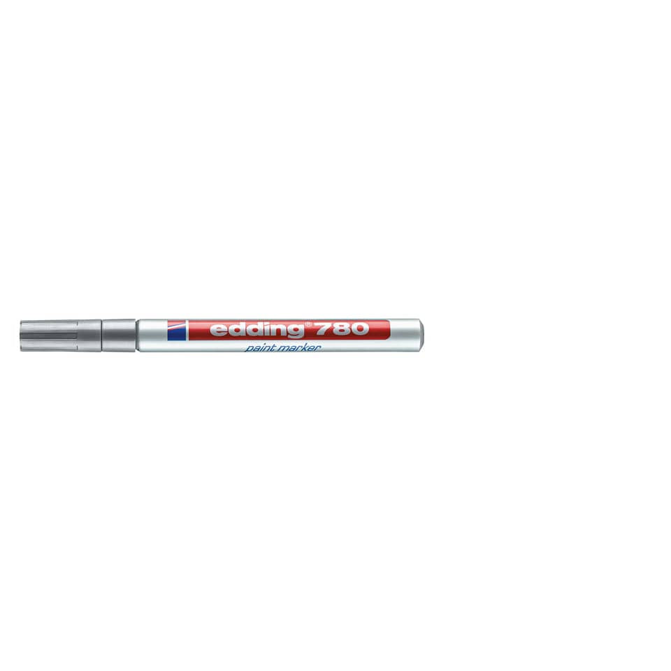 Marcatore a vernice edding 780 punta conica 0,8 mm argento 4-780054