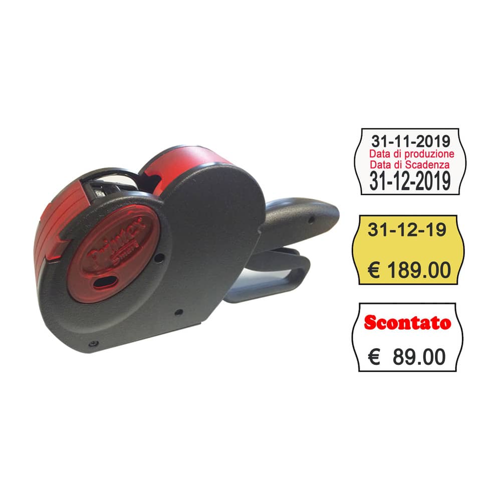 Prezzatrice Printex Nuova SMART 16 nero 2 linee di stampa SM2616-16n/rt