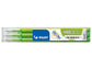 Refill penne a sfera Pilot Frixion Ball e Clicker 0,7 mm verde chiaro Set 3 pezzi - 006608