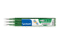 Refill penne a sfera Pilot Frixion Ball e Clicker 0,7 mm verde Set 3 pezzi - 006659