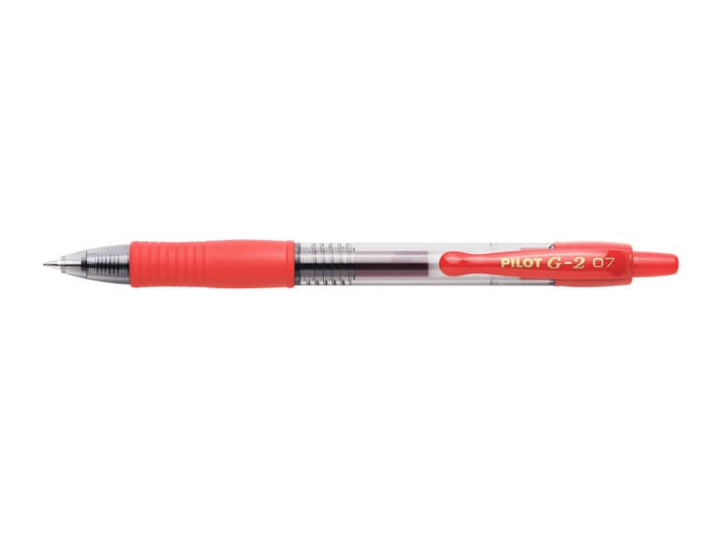 Penna gel a scatto Pilot G-2 0,7 mm rosso 001522