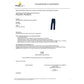 Pantaloni da lavoro DELTA PLUS Palig in cotone con elastico - 5 tasche blu - M PALIGPABMTM
