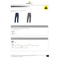 Pantaloni da lavoro DELTA PLUS Palig in cotone con elastico - 5 tasche blu - L PALIGPABMGT