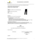 Pantaloni da lavoro DELTA PLUS D-Mach con elastico - 6 tasche grigio-giallo - L - DMPANGJGT