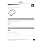 Coppia tappi auricolari Delta Plus in poliuretano con archetto blu-giallo - CONICMOVE01VE