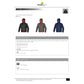 Piumino da lavoro Delta Plus Doon chiusura zip - cappuccio fisso -2 tasche poliammide blu-azzurro - L - DOONBMGT