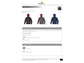 Piumino da lavoro Delta Plus Doon chiusura zip - cappuccio fisso -2 tasche poliammide blu-azzurro - M - DOONBMTM