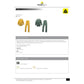 Completo giacca e pantalone da pioggia DELTA PLUS - cuciture saldate giallo - XXL - EN304JAXX2