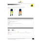 Pantaloni da lavoro Delta Plus ad alta visibilità - classe 2 - 5 tasche - argento giallo fluo-blu - XXL- PHPA2JMXX