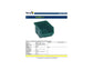 Contenitore sovrapponibile Terry Eco Box 111 verde - 11,1x16,8x7,6 cm 1000434