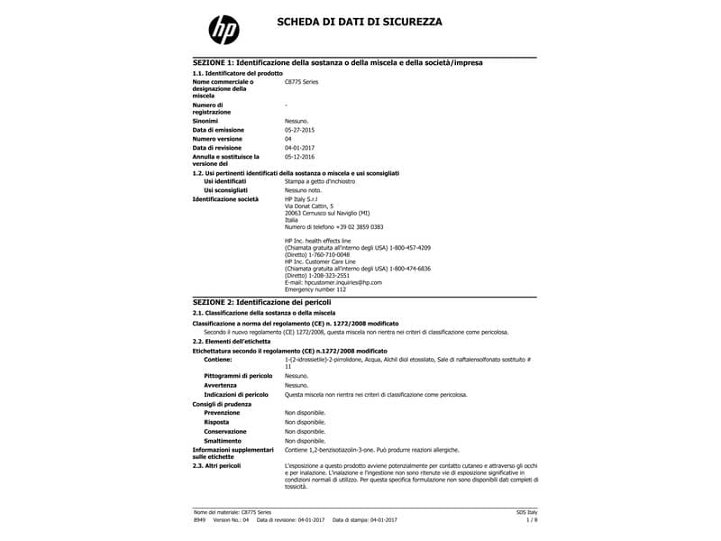 Cartuccia inkjet 363 HP magenta chiaro  C8775EE